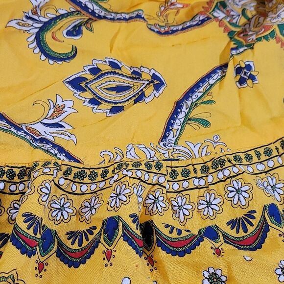 Sangria Kids Yellow Floral Embroidered Dress 14-15yrs - Picture 6 of 10